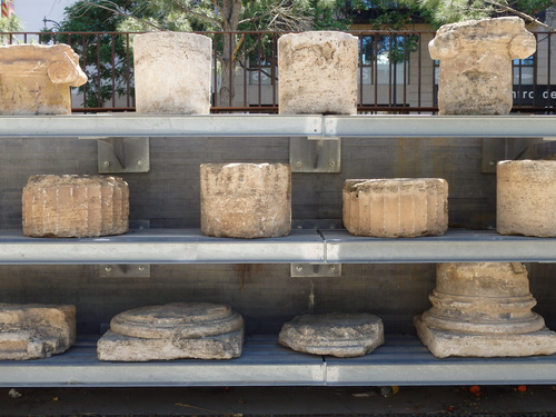 Roman Artifacts in Val&egrave;ncia.